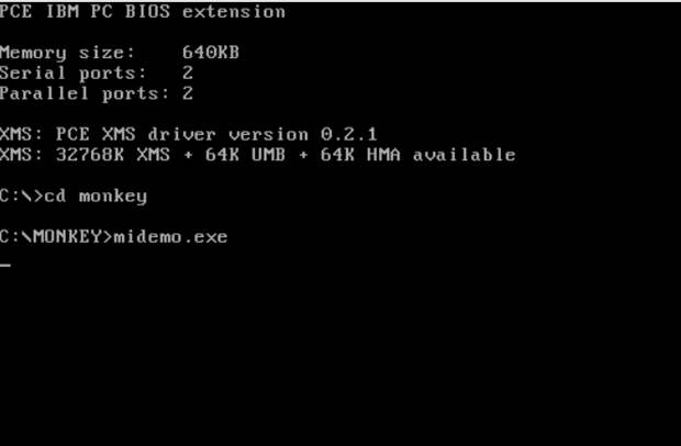 pc dos 5 demo