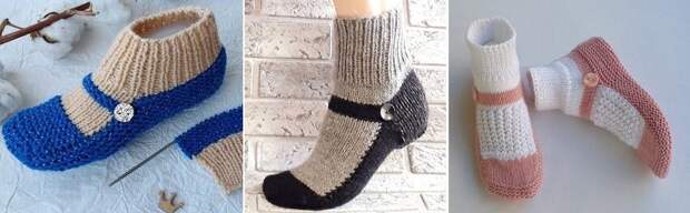 Вязаные носки — не самая популярная и обсуждаемая тема, но подборка фото в этом посте… Словом, здесь есть на что посмотреть!-3
