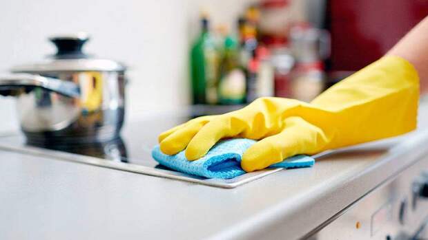 Мытье кухонного гарнитура