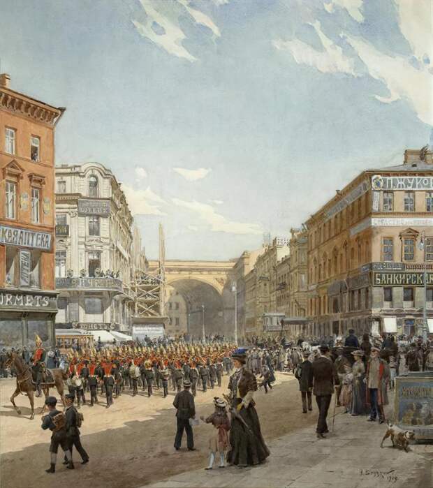 Петербургские пейзажи на полотнах живописцев