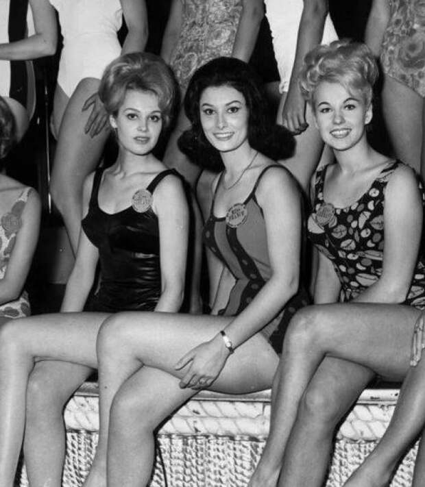 Мисс Финляндия, Мисс Франция и Мисс Германия. 1963 год. история, факты, фото