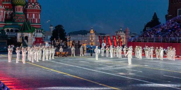 В Москве в рамках фестиваля «Спасская башня» выступят военные оркестры Фото: mos.ru