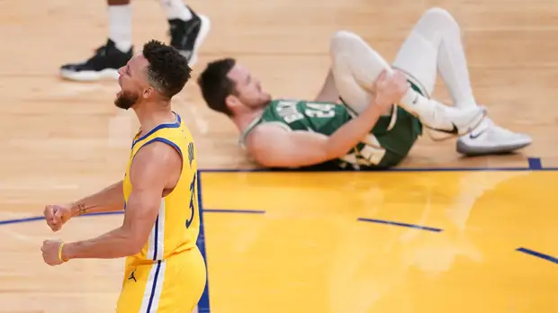 «Голден Стэйт» взял верх над «Милуоки» в НБА, Карри набрал 41 очко 