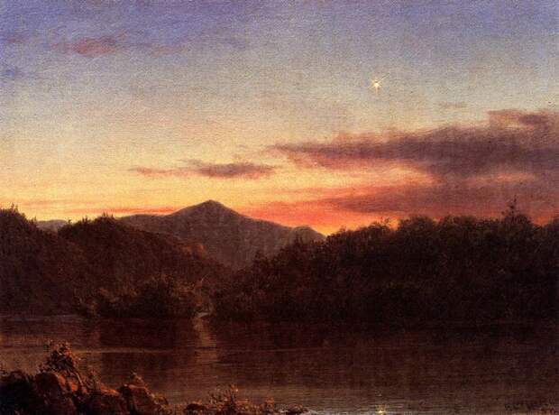 The Evening Star by Frederic Edwin Church