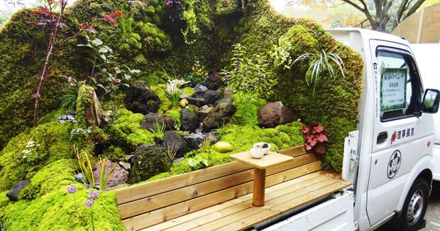 Turns Out Japanese Have A Mini Truck Garden Contest, And The Pics Are As Awesome As It Sounds