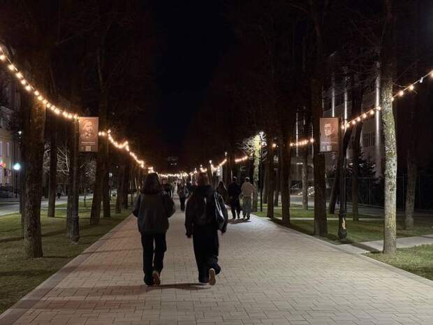 Еще на одной улице Смоленска установят подсветку «звездное небо»