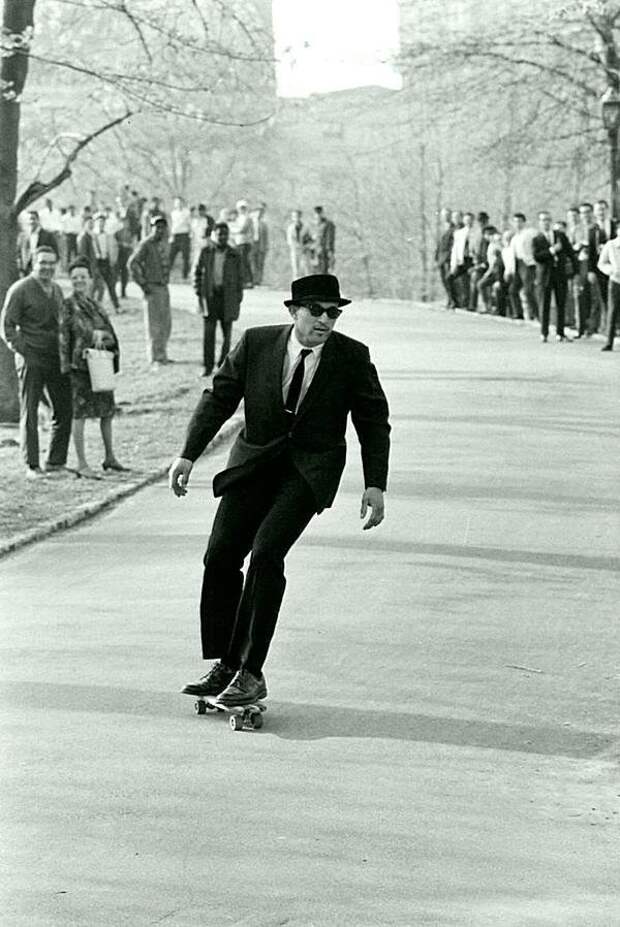 Скейтбординг в Центральном парке, Нью-Йорк, 1965 20 век, история, фотографии