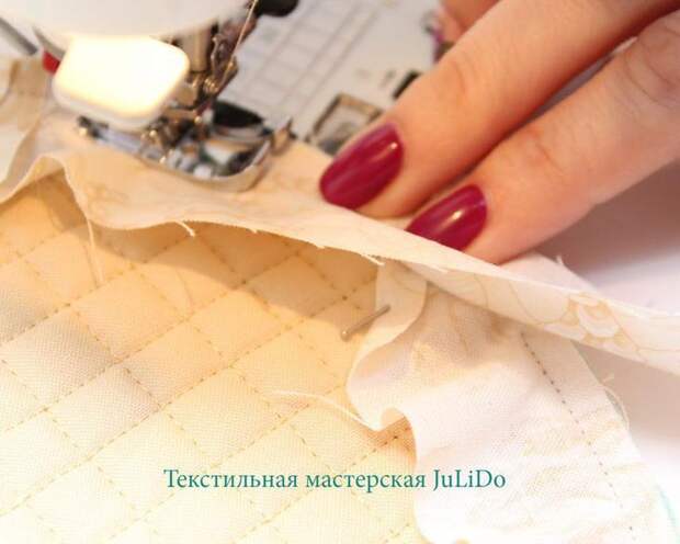 Мастер-класс: текстильная корзинка с элементами трапунто