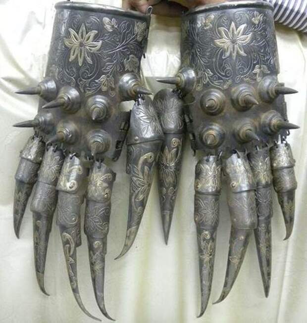 Боевые перчатки, средневековый Иран история, ретро, фото