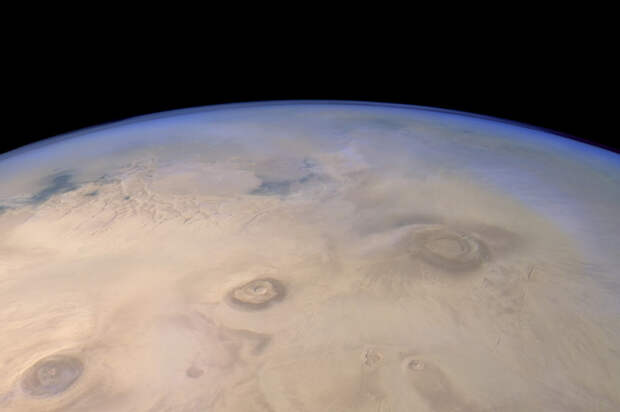 Взгляд на Марс от Mars Express космос марс, факты