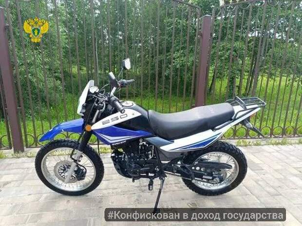 Ясногорец лишился прав и мотоцикла за вождение в состоянии опьянения