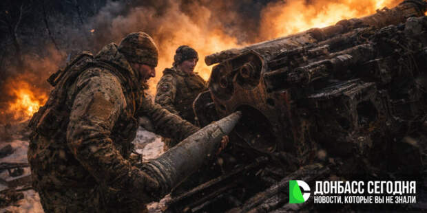 Приволье пало: русские танки вышли на трассу и ломят оборону к Славянску, карта боевых действий на вечер 22 февраля