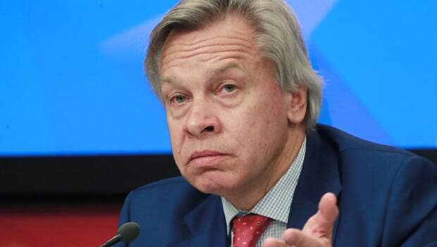 Член Совета Федерации Федерального Собрания РФ Алексей Пушков. Архивное фото