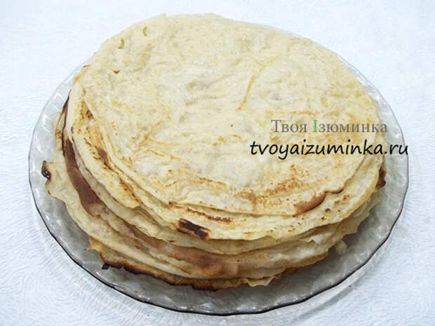 Испеченные блинчики