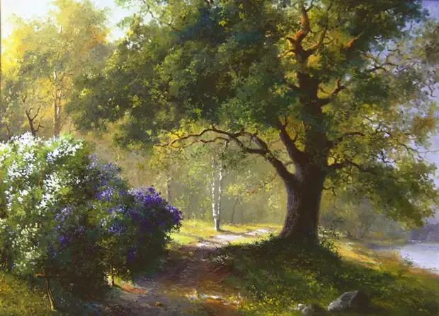 Латвийский художник-пейзажист Jan Bartkevics (Ян Барткевич)