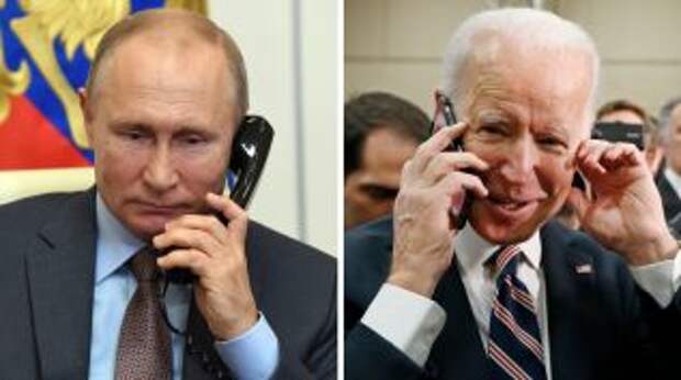 Байден и Путин провели телефонный разговор