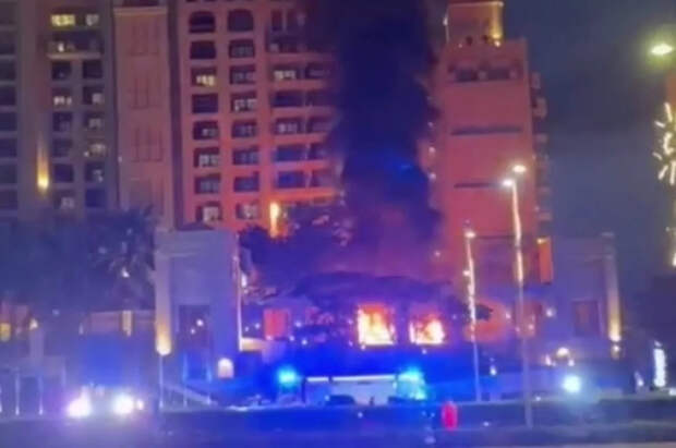 Девушка Дурова показала последствия ракетного удара по зданию в Дубае