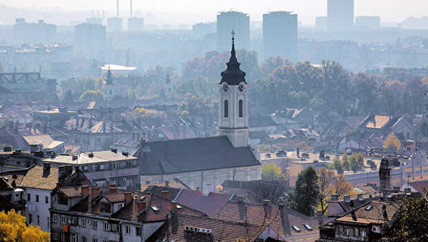 Вид на Белград, Сербия. Архивное фото