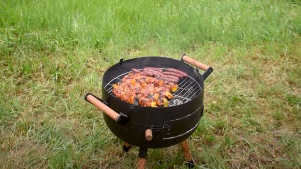 Как сделать гриль-барбекю для пикника
