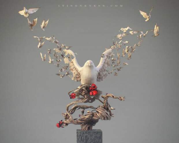 Фотография: Скульптор Юки Морита и его удивительные химеры №6 - BigPicture.ru