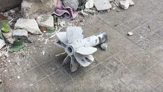 Последствия минометного обстрела жилого района в Сирии. Архивное фото