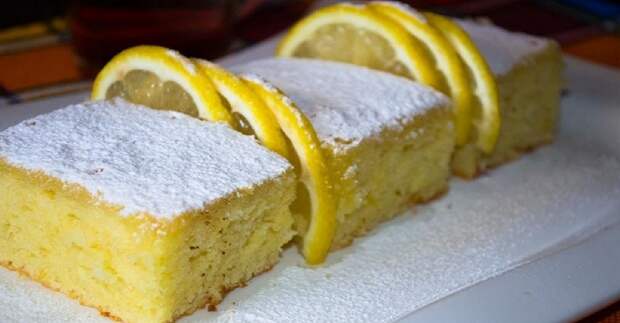 пирог с лимонной начинкой