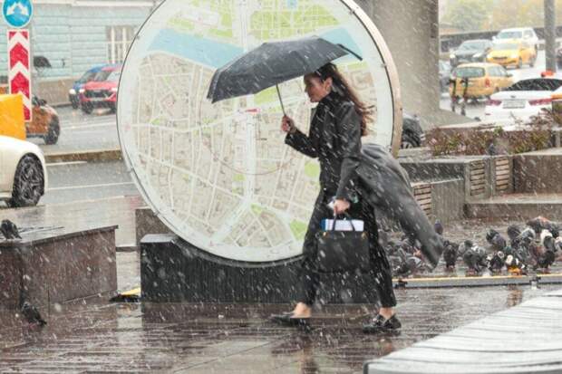 Синоптик предупредила, что Москву накроет мокрый снег