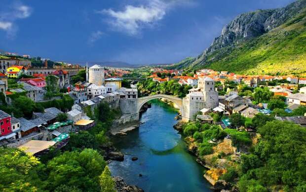 Мостар, Босния и Герцеговина досуг, европа, путешествия, факты