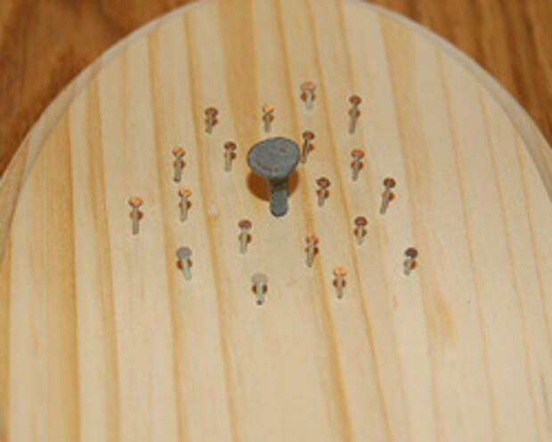 photo of small nails - side view