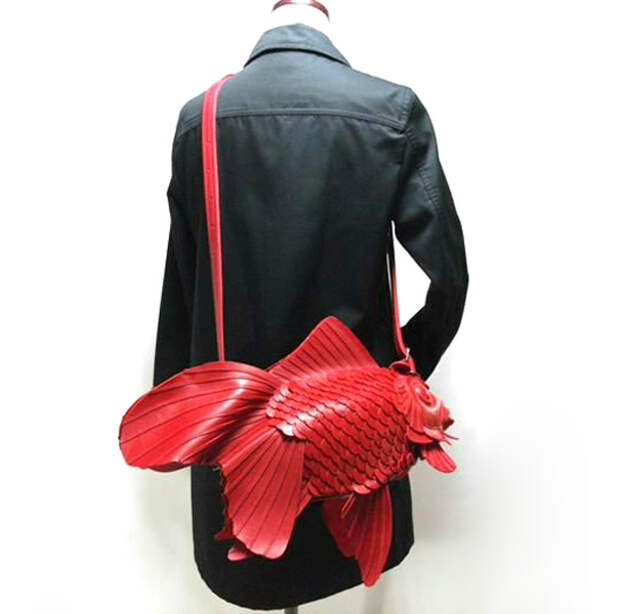 Japanese Goldfish Bags Handcrafted By Atelier Iwakiri
