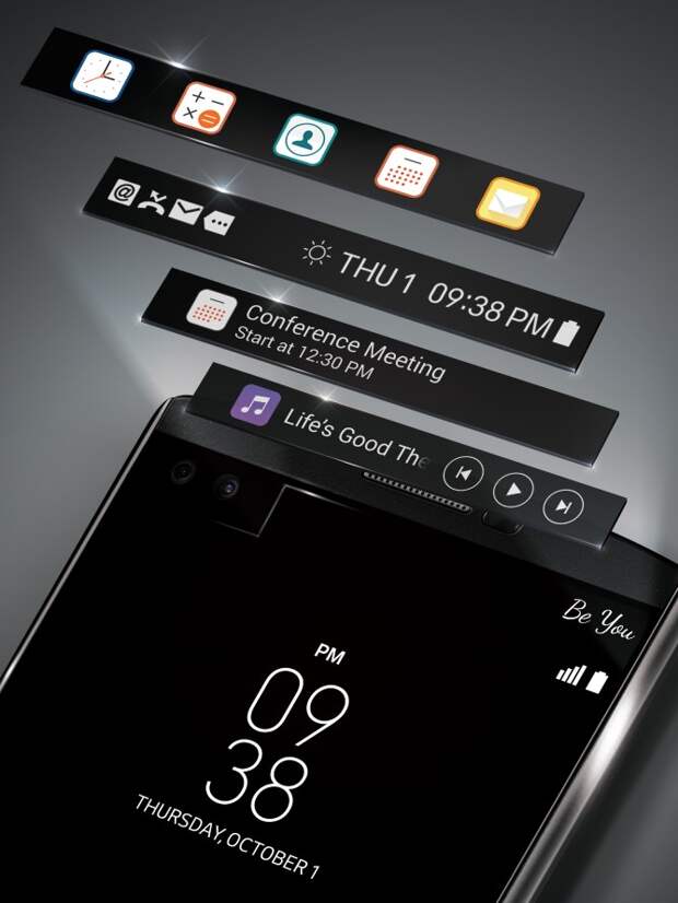 Дополнительный экран LG V10