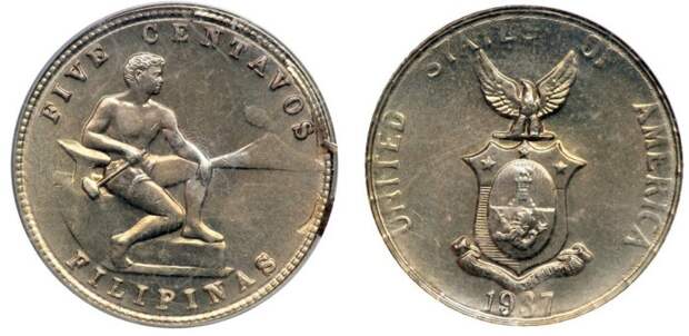 Монеты в честь победы (Филиппины, 1944).
