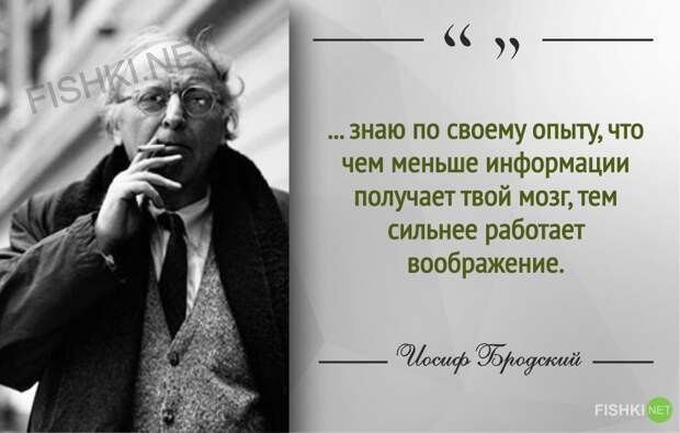 Иосиф Бродский: лучшие цитаты и афоризмы бродский, цитаты