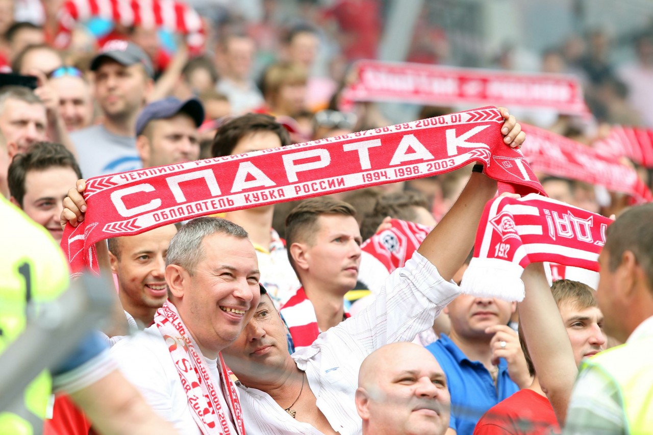 Болельщики московского "Спартака"