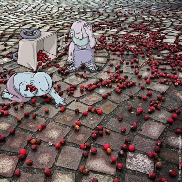 Забавные существа Лукаса Левитана на фото из Instagram (40 фото)