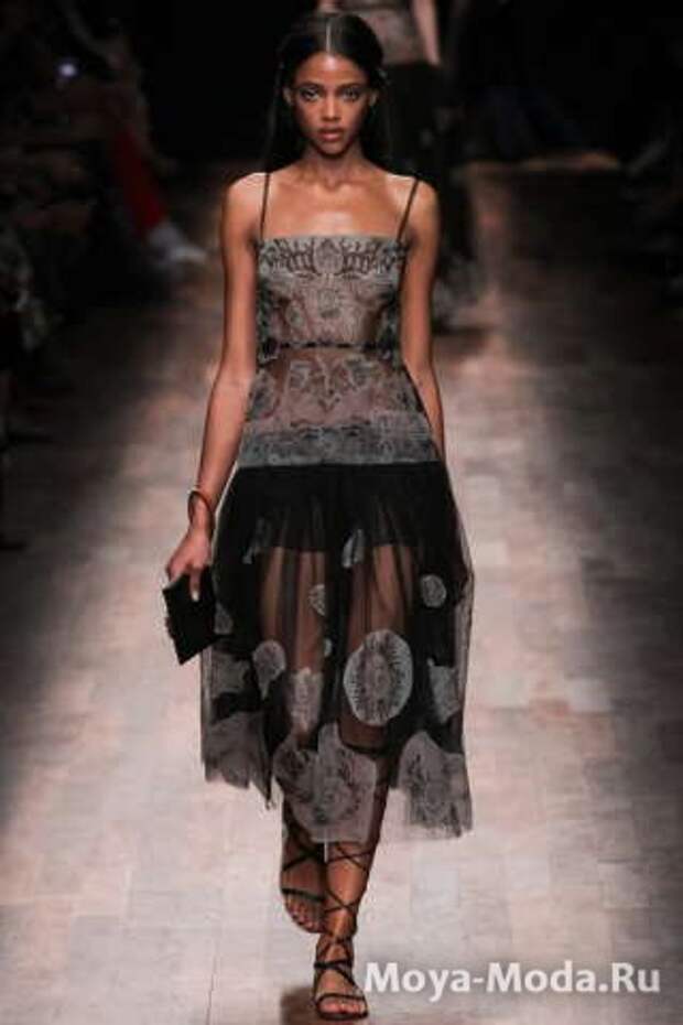 Модные сарафаны весна-лето 2015 Valentino
