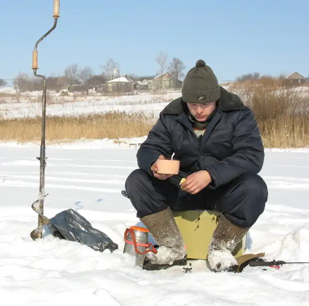 Питание на зимней рыбалке