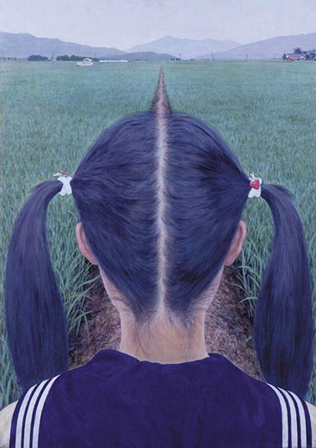 Фотоиллюзии рисовое поле