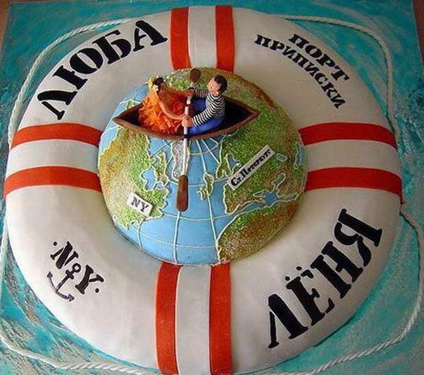 прикольные торты (35 фото)
