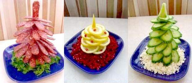 У кого самая красивая ёлочка?  десерт, кулинария, новый год, салат