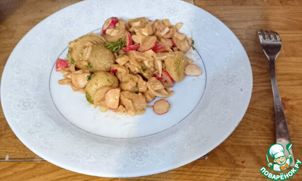 Острый картофельный салат с арахисовым маслом