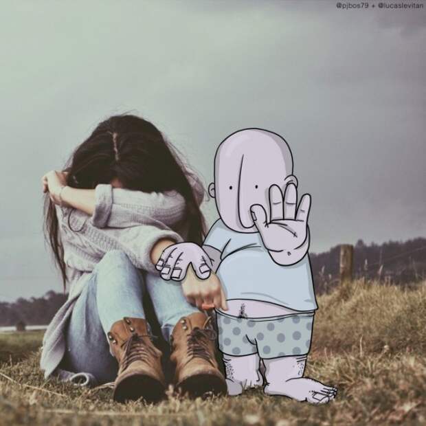 Забавные существа Лукаса Левитана на фото из Instagram (40 фото)