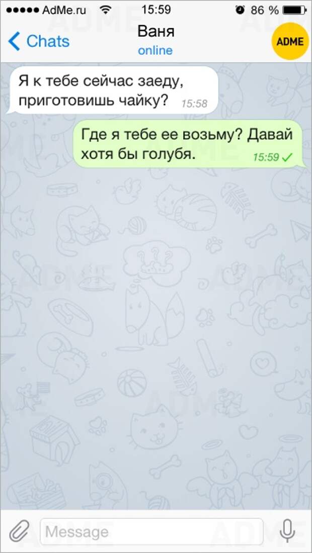 Прикольные СМС-ки