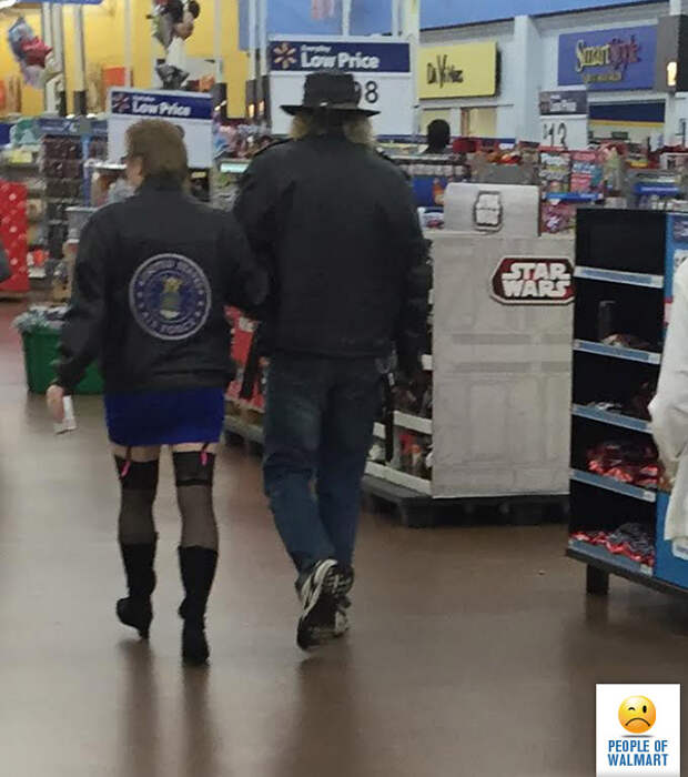 Экстравагантные покупатели Walmart (28 фото)
