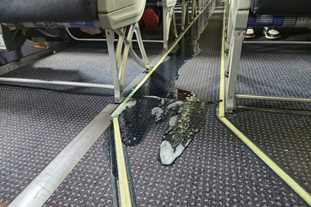 Рейс American Airlines отменён после того, как отходы туалета растеклись по салону