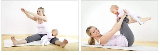 Как похудеть после родов кормящей маме упражнения. 