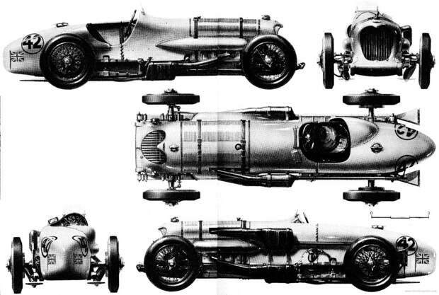 Napier-Railton Special 1933 года Napier-Railton, Napier-Railton Special, авто, болид, старинный автомобиль