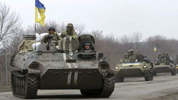 Колонна военной техники