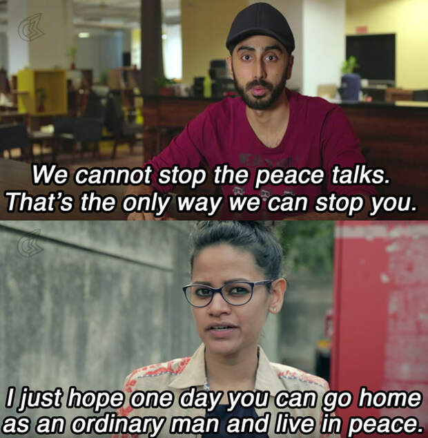 Addressed to anti-peace elements in India, Pakistan, and around the globe.