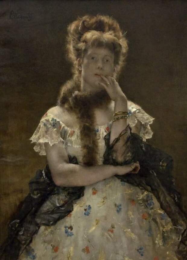 художник Альфред Стевенс (Alfred Stevens) картины - 10